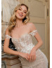 Sexy Ivory Lace Tulle Glitter Wedding Dress Sexy Ivory Lace Tulle Glitter Wedding Dress